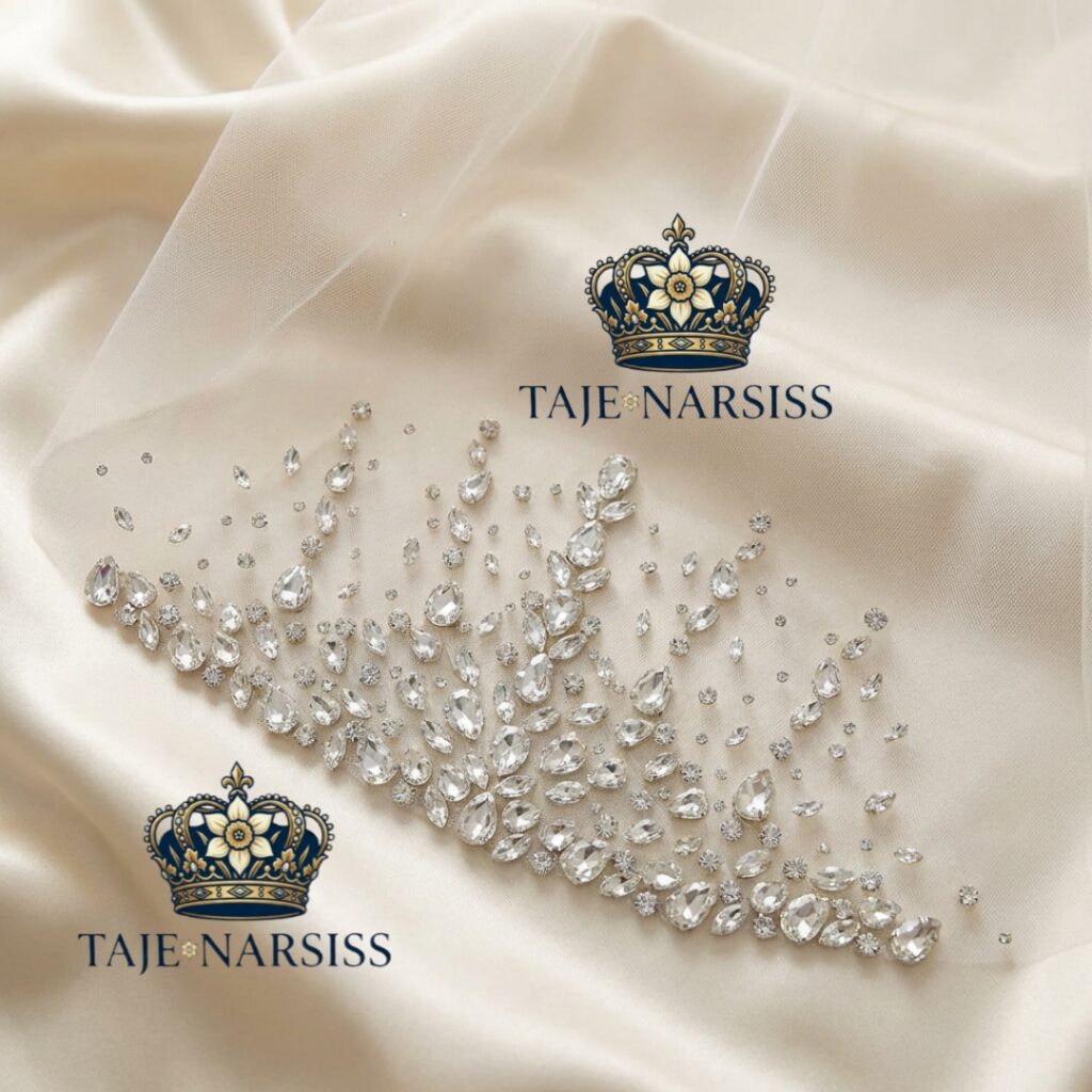 تور عروس نگین