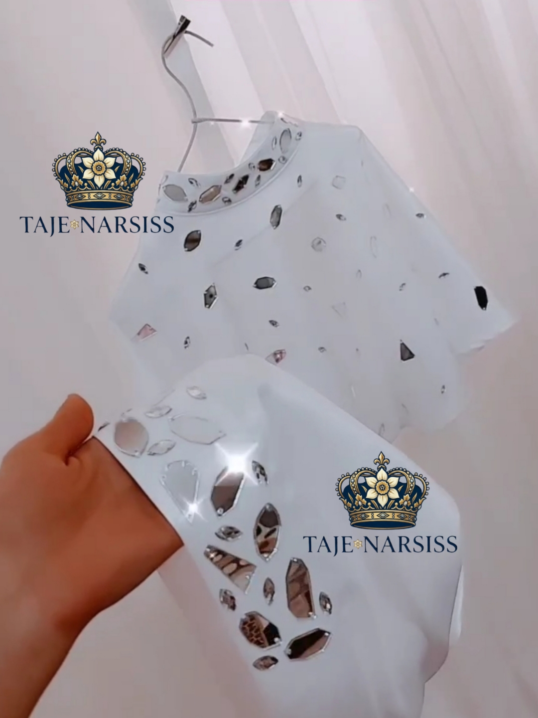 یقه حجاب و توربان ساتن کد01