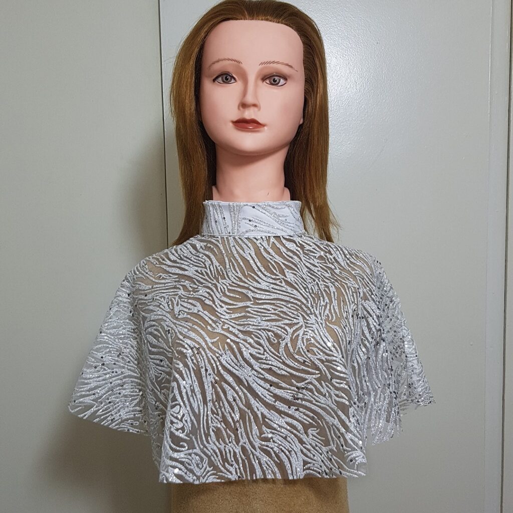 یقه حجاب عروس کد24