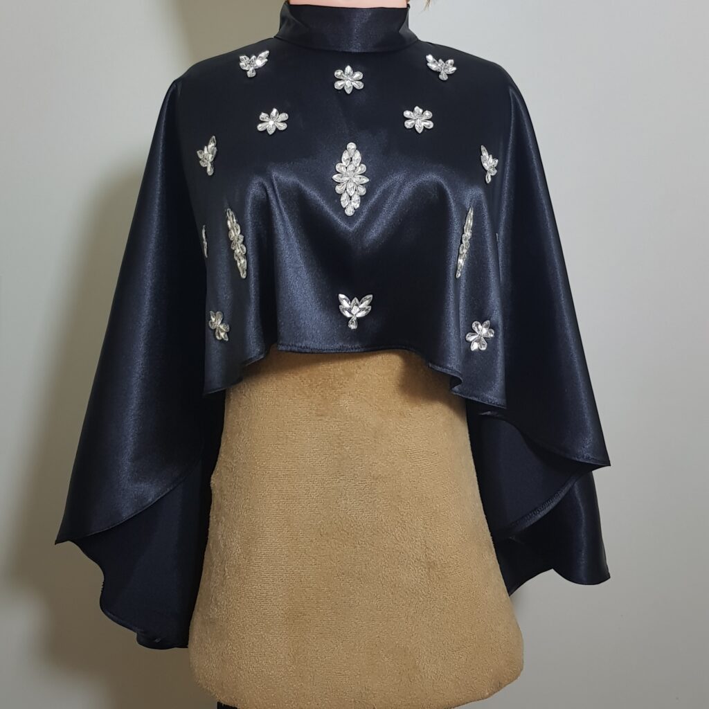 شنل عروس یقه حجاب بلند