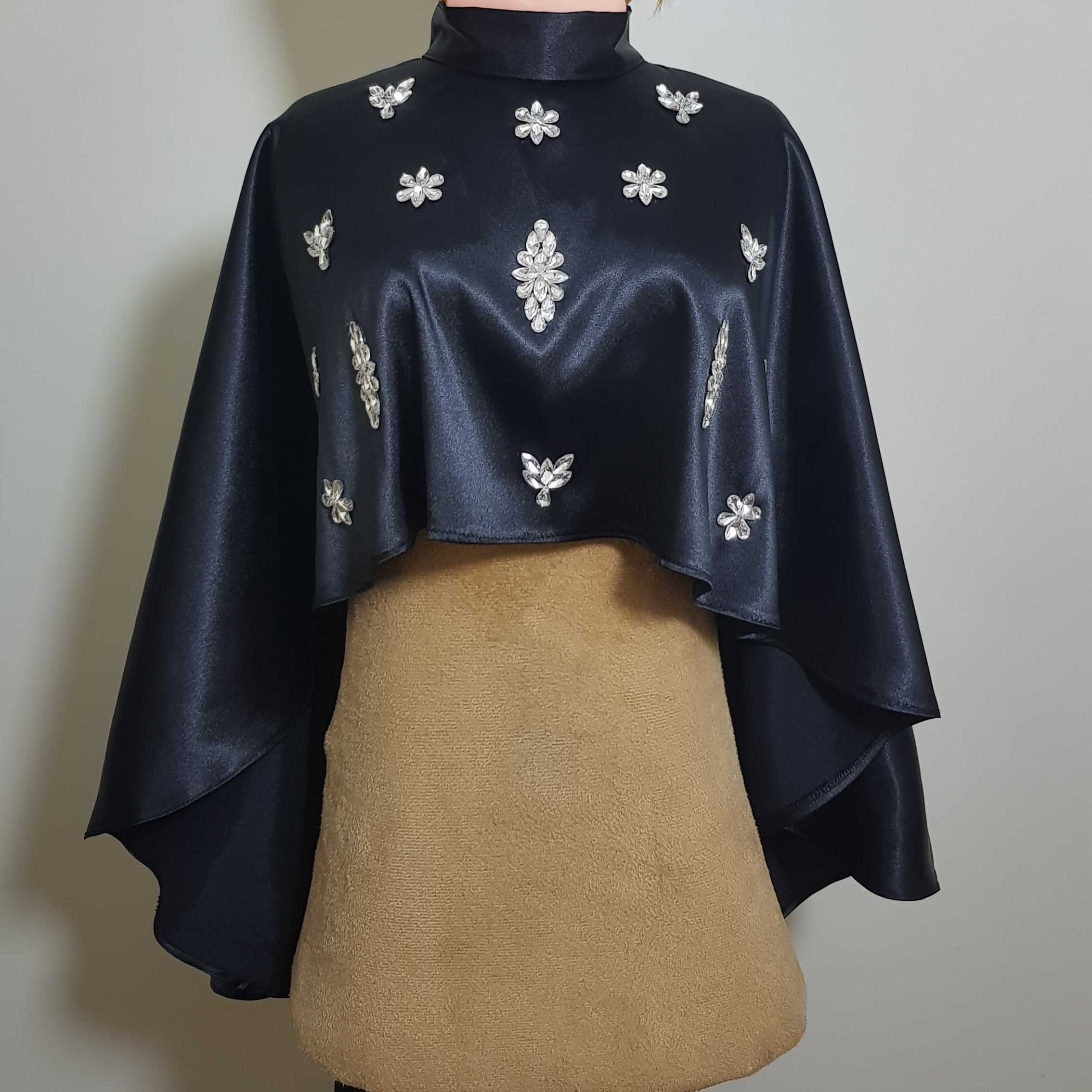 شنل عروس یقه حجاب بلند