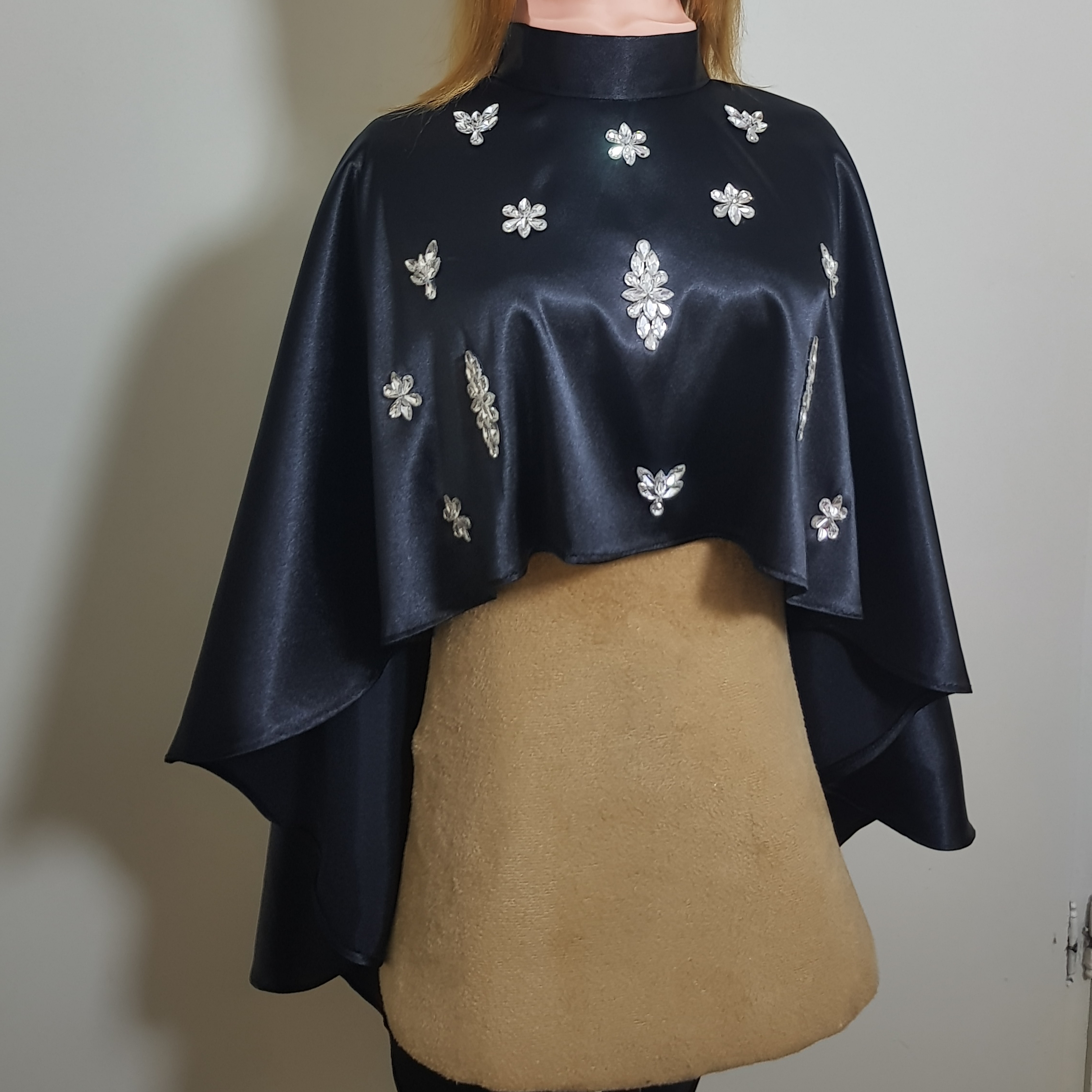 شنل عروس یقه حجاب بلند 24 - تصویر 3