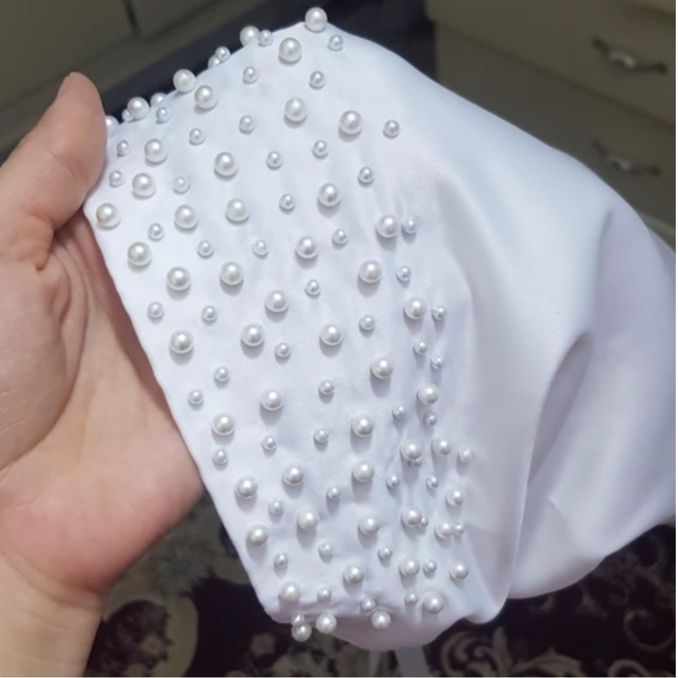 توربان مرواریدی حجاب مجلسی