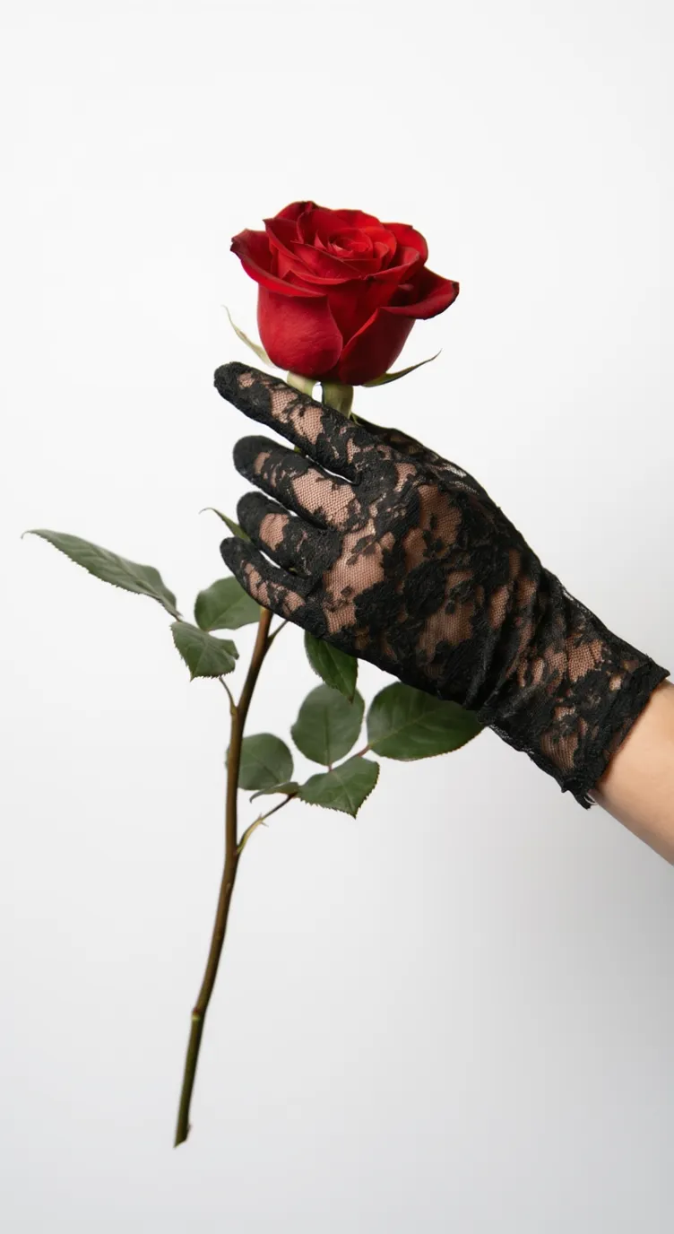 دستکش تور زنانه